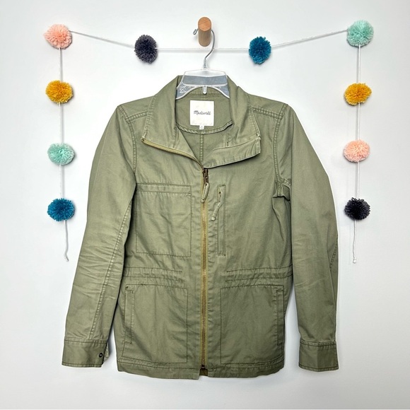 Madewell Army Green Military Field Jacket - Picture 1 of 8
